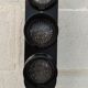 Lamp thick metal traffic light height 44 cm in 220 v
