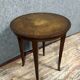 Italian Sorentino-style marquetry pedestal table circa 1900