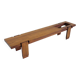 Vintage mid-century bench 1960s Italy