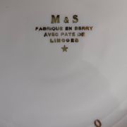 Service de table M&S Berry Limoges 1950