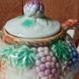Antique teapot in slip
