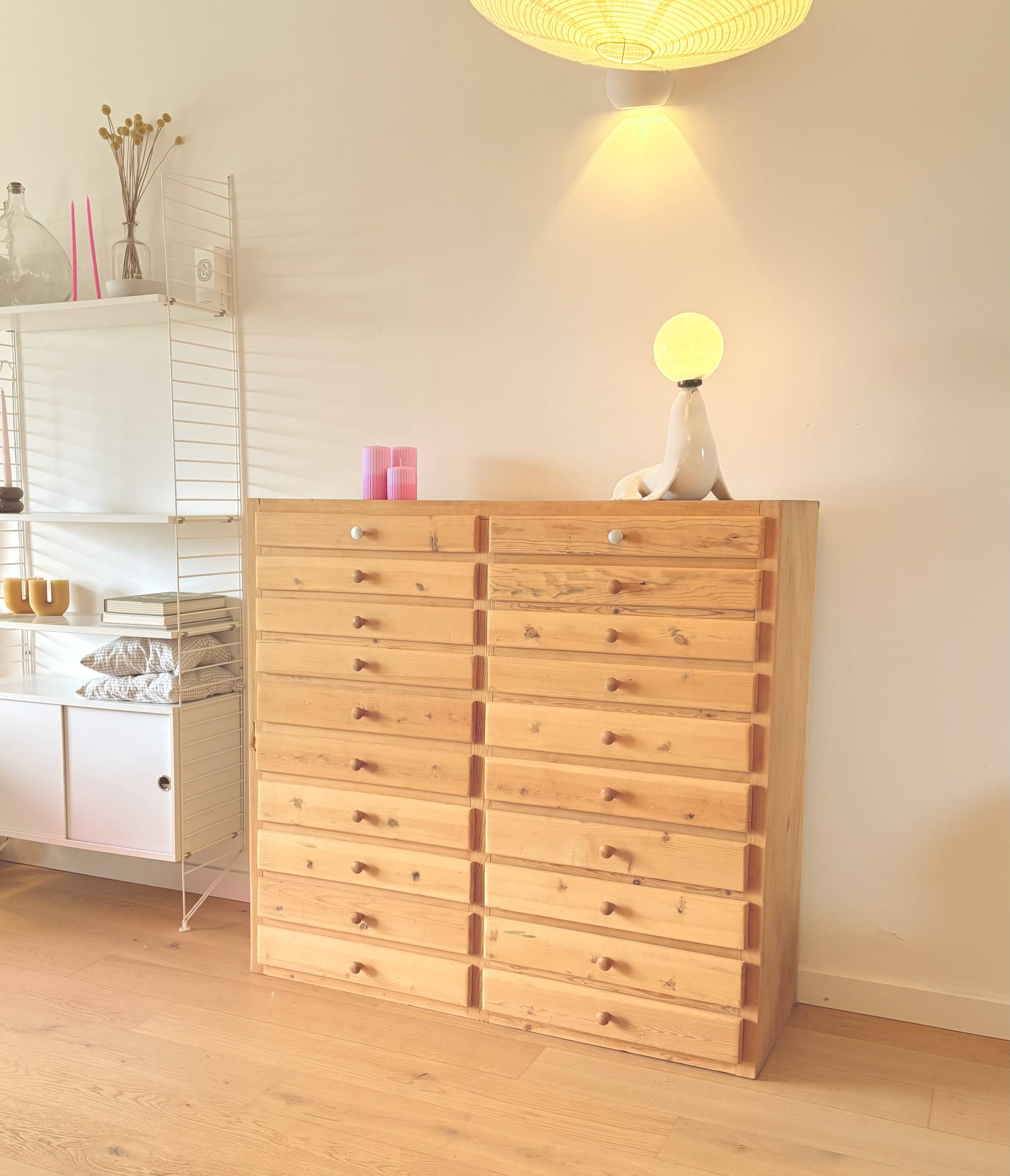 Light pine workshop furniture