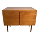 Mid century retro vintage teak small sideboard record cabinet 1960