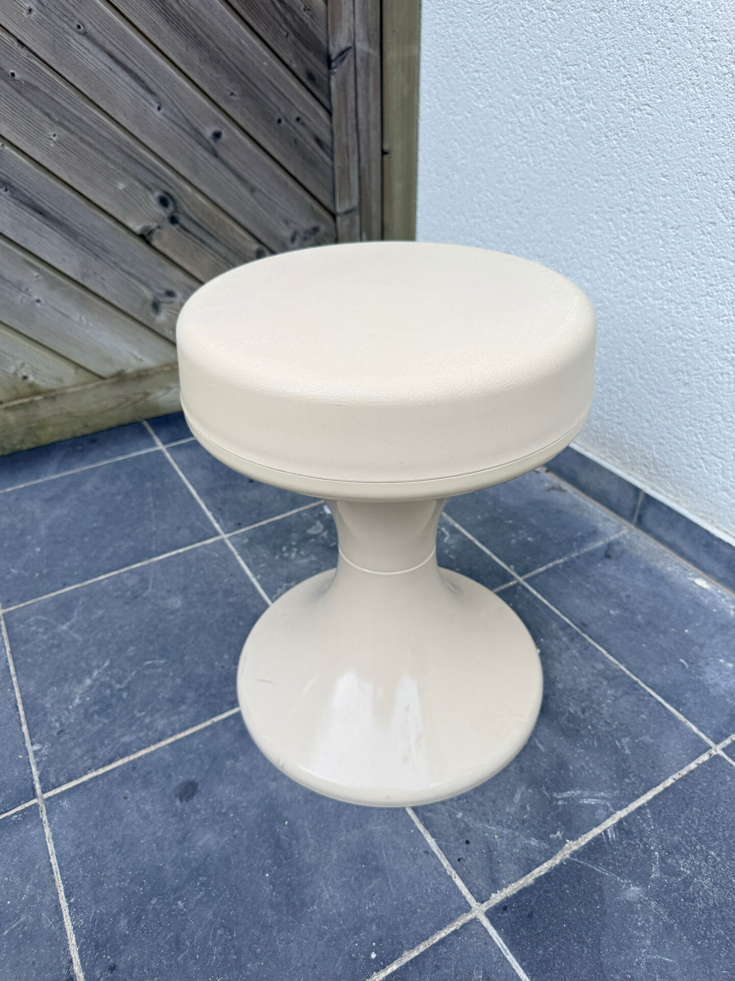 Space Age stool German 70s – attributed to EMSA – Western Germany