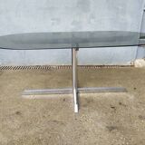 Design chrome oval table