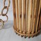 Vintage bamboo and rattan suspension