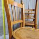 Ensemble de trois chaises bistrot vintage "Luterma", années 40/50