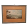 Old watercolour on paper from the early 19th century – landscape with aqueduct