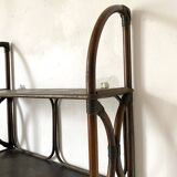 Rattan wall shelf 1970