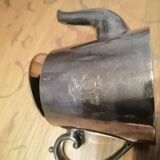 small silver-plated teapot