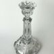 19th century moulded crystal candlestick