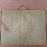 Golden barber mirror with chain, 30×40 cm