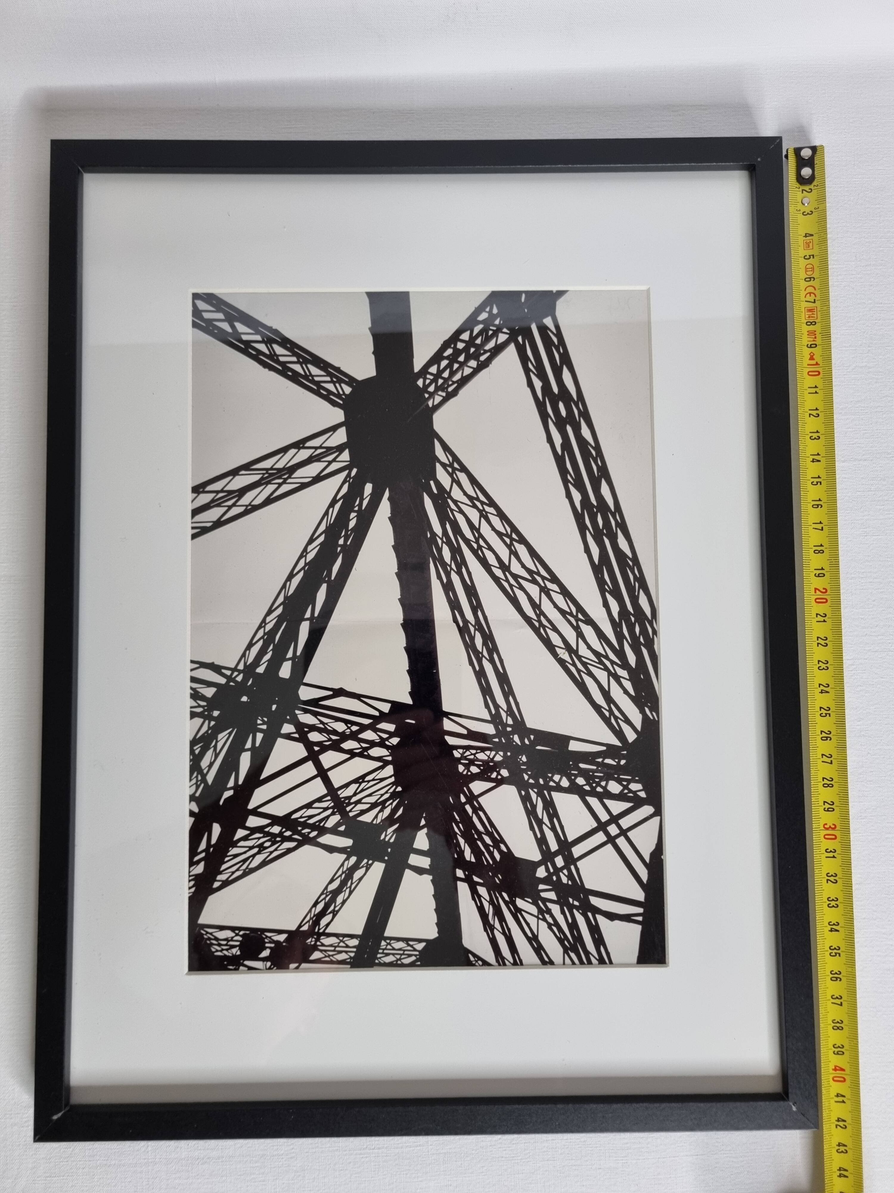 Vintage Black and White Photograph from the 70s/80s, Industrial Design, framed 32 cm x 42 cm