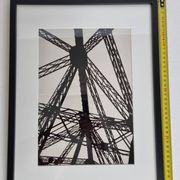 Vintage Black and White Photograph from the 70s/80s, Industrial Design, framed 32 cm x 42 cm