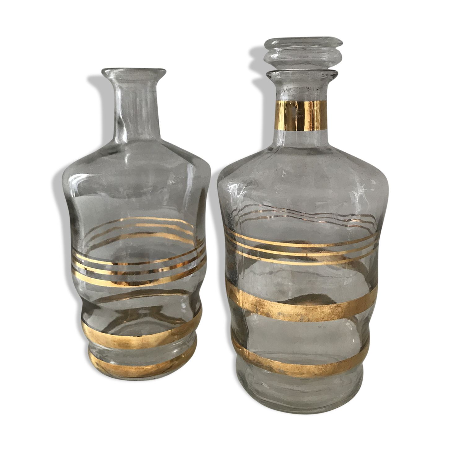 Two carafes of the 1970s duo