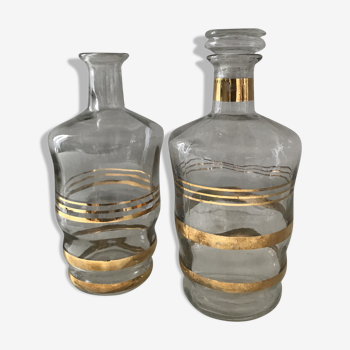 Two carafes of the 1970s duo