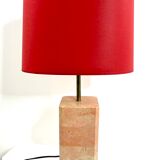 Table lamp in vintage marble