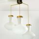 Stilnovo Three-Light Pendant, 1950s