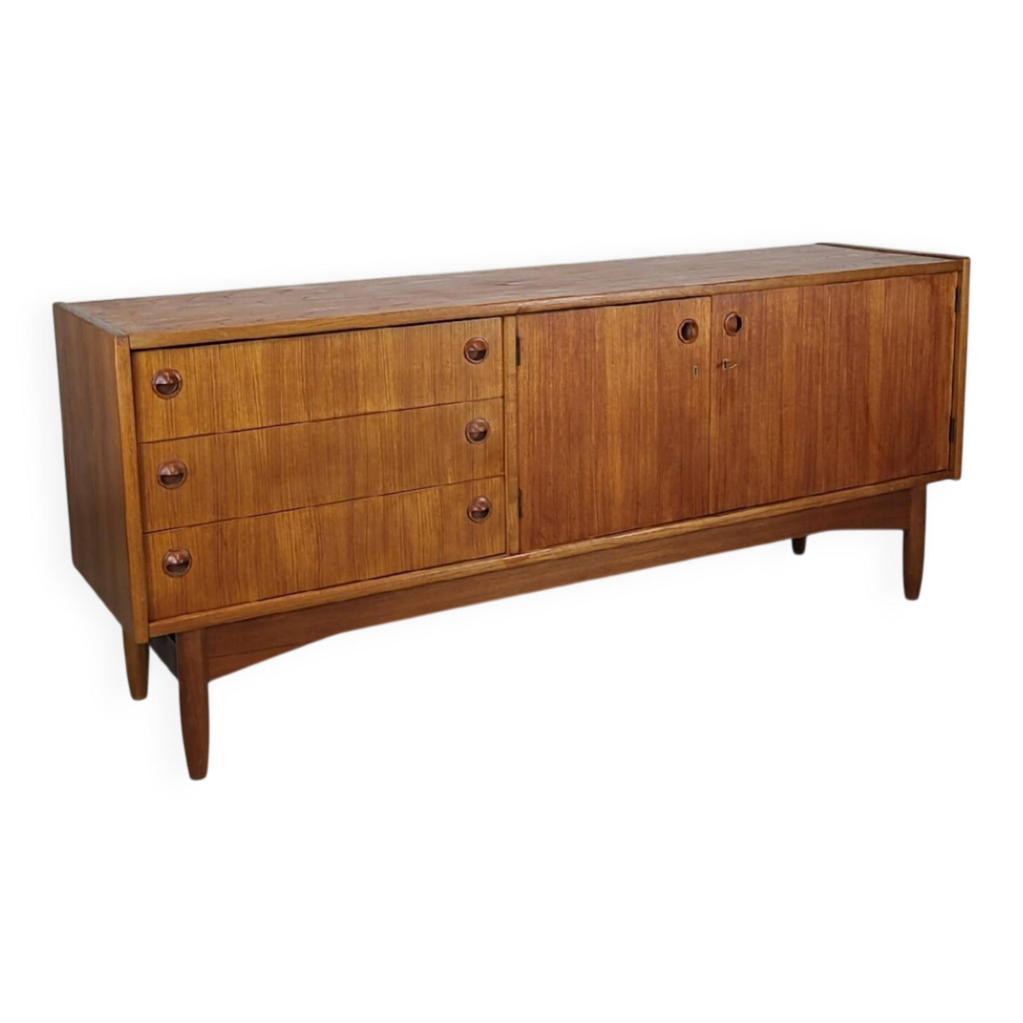 Vintage 1960s Scandinavian teak sideboard