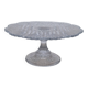 Plat gâteaux transparent verre Manage D26