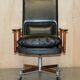 Executive office chair model 419 Arne Vodder for Sibast in hardwood and leather.