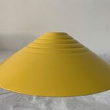 Yellow and black metal lamp