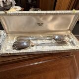 Silver-plated salad servers