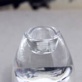 Bougeoir réversible en verre 1980