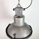 Industrial Grey Hammer Paint Pendant Lamp from Elektrosvit, 1960s