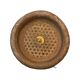 Vintage wall lamp in electric braided wicker to new