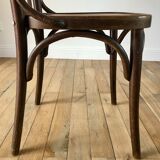 Curved wooden bistro chair 40s 50s