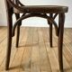 Curved wooden bistro chair 40s 50s