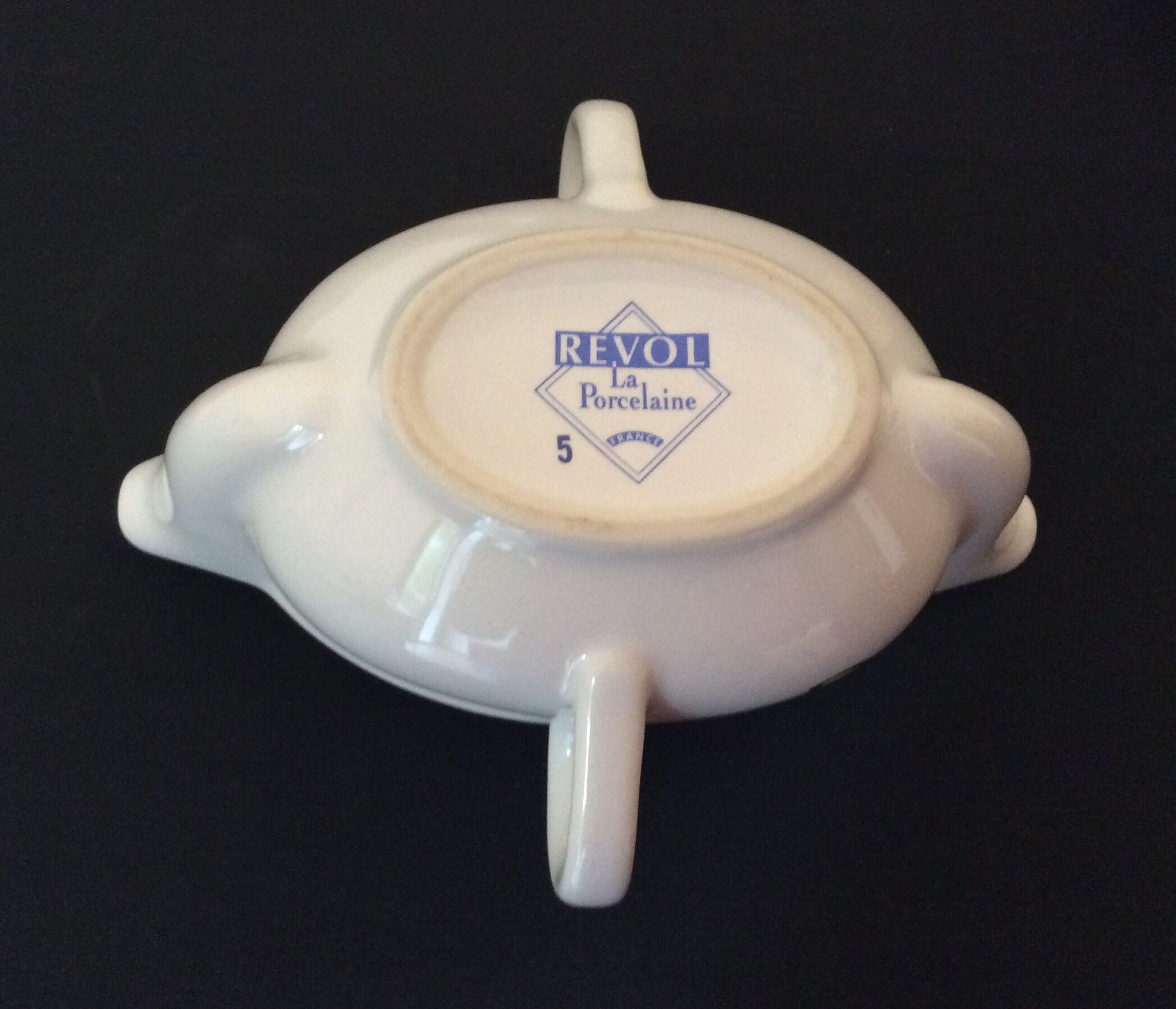 Sausage with Fat/Lean Porcelain Separator REVOL - Vintage