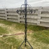 Wrought iron coat rack