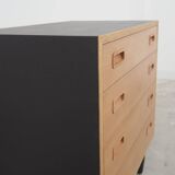Ash chest of drawers, Danish design, 1970s, manufacturer: Hundevad & Co