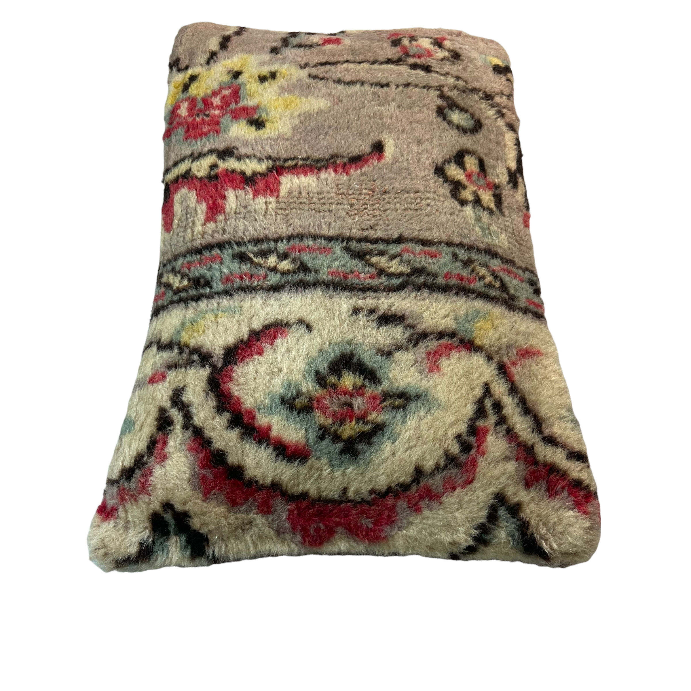 Vintage turkish rug cushion cover, 30 x 50 cm