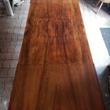 Walnut art-deco table