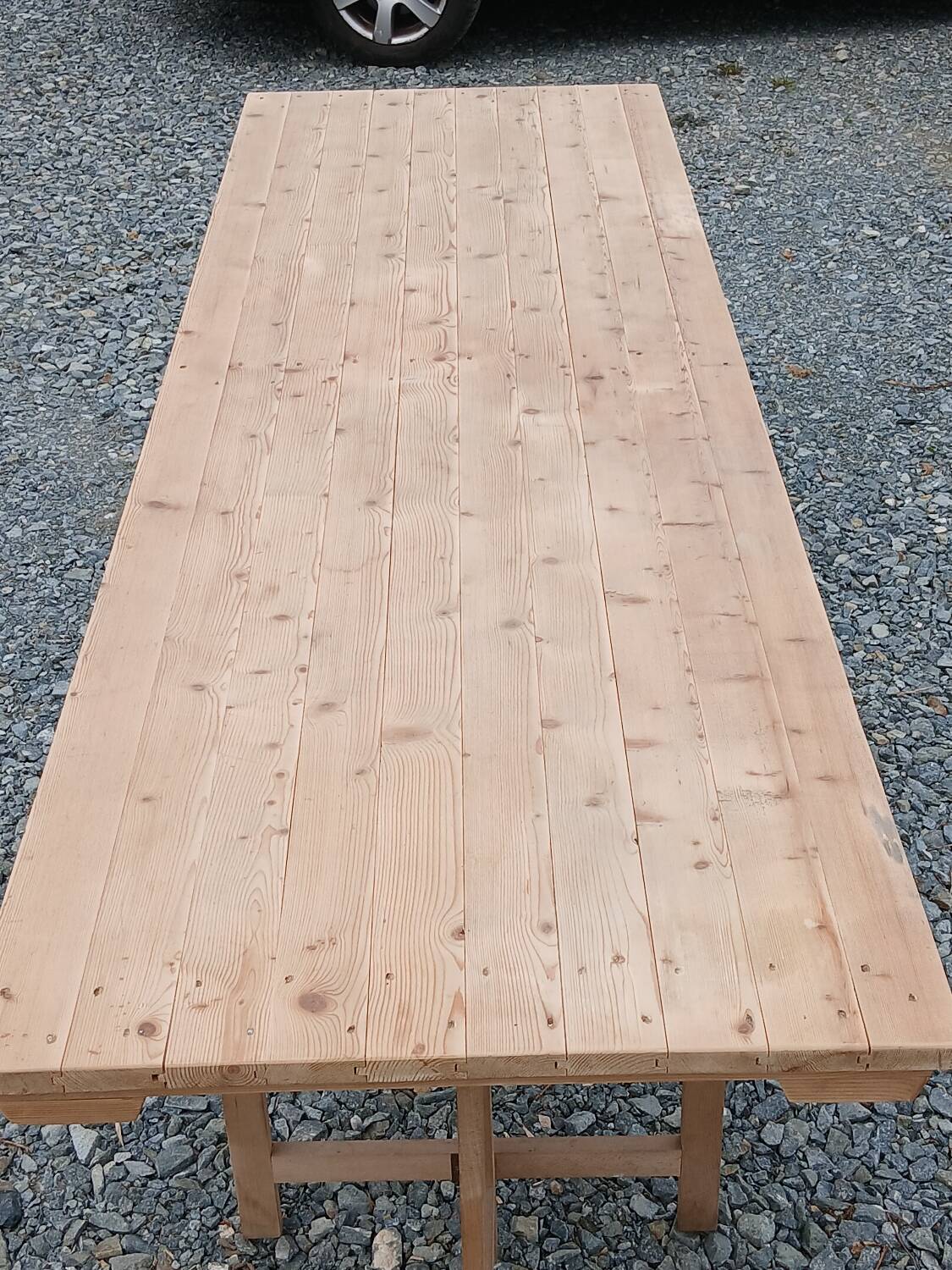 Table de ferme pliante 250 cm, 8/10 personnes