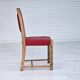 1970s, set 6 pcs of Danish dinning chairs, original good condition.