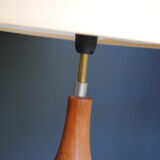 Teak desk lamp