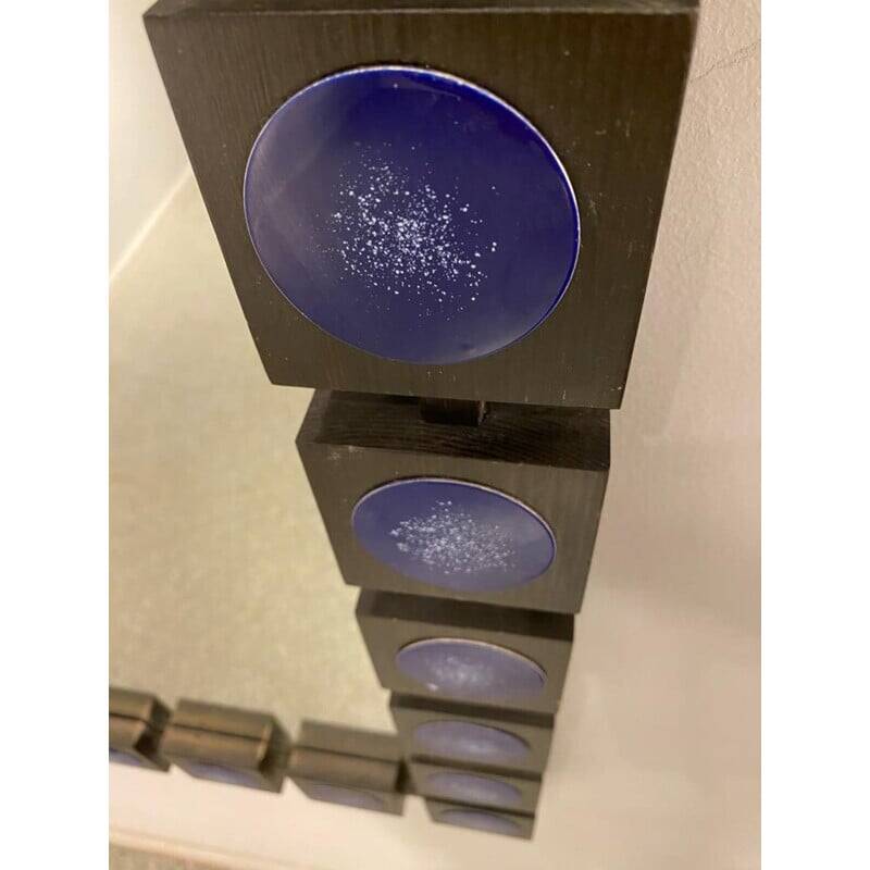 Miroir mural d'ewa wrangel et lars nilsson gt ateljé hovmantorp 1960-70's.