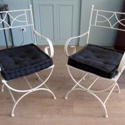 Set of garden seats, made of iron