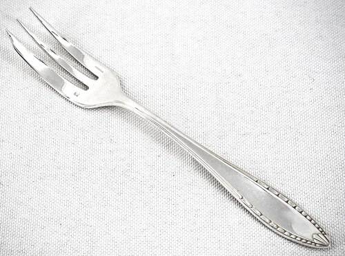 Christofle Albatros, Art Deco, 12 long cake forks, 16.5 cm.