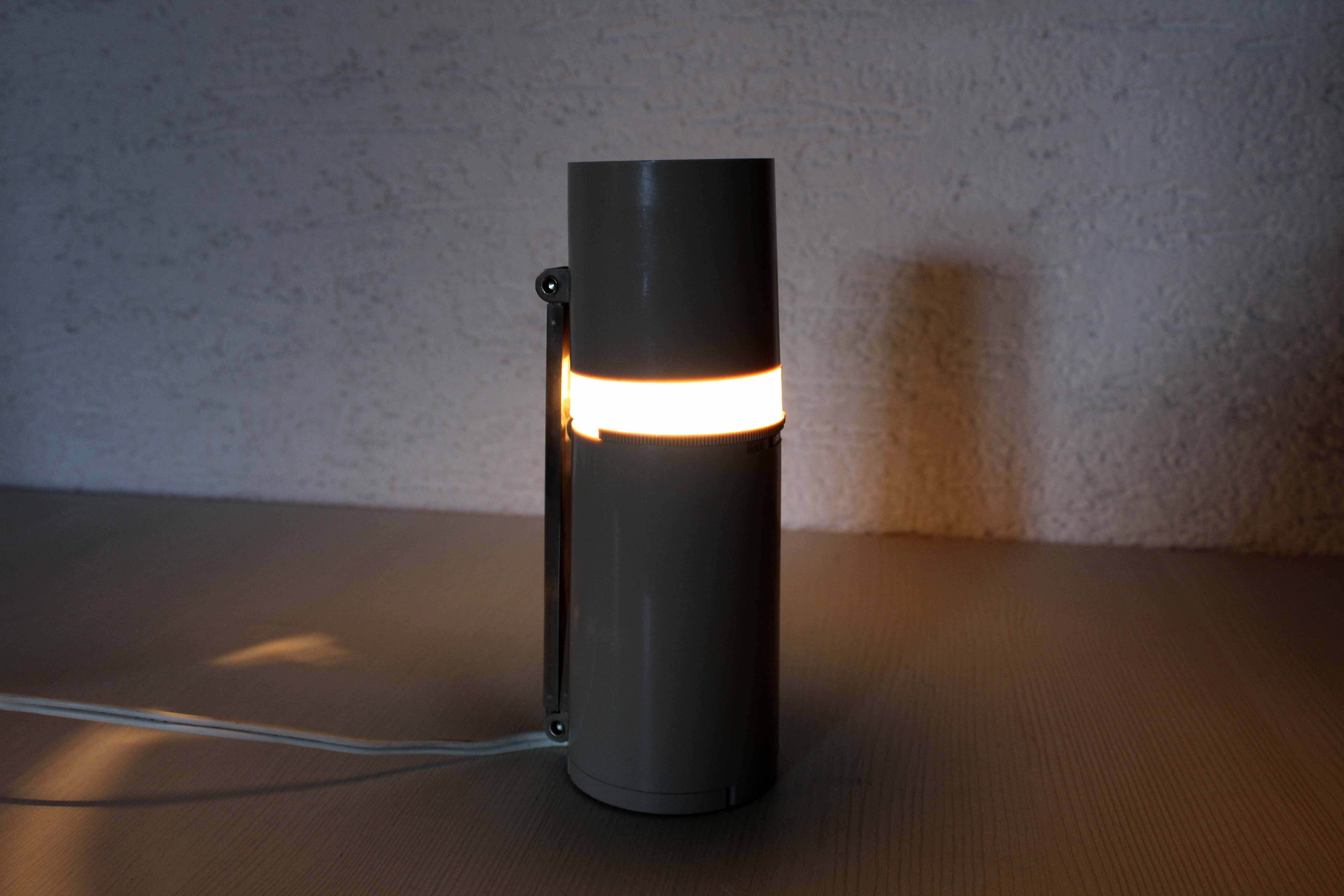 Vintage articulated bedside lamp