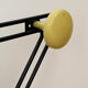 Mid-century metal wall-mounted coat rack