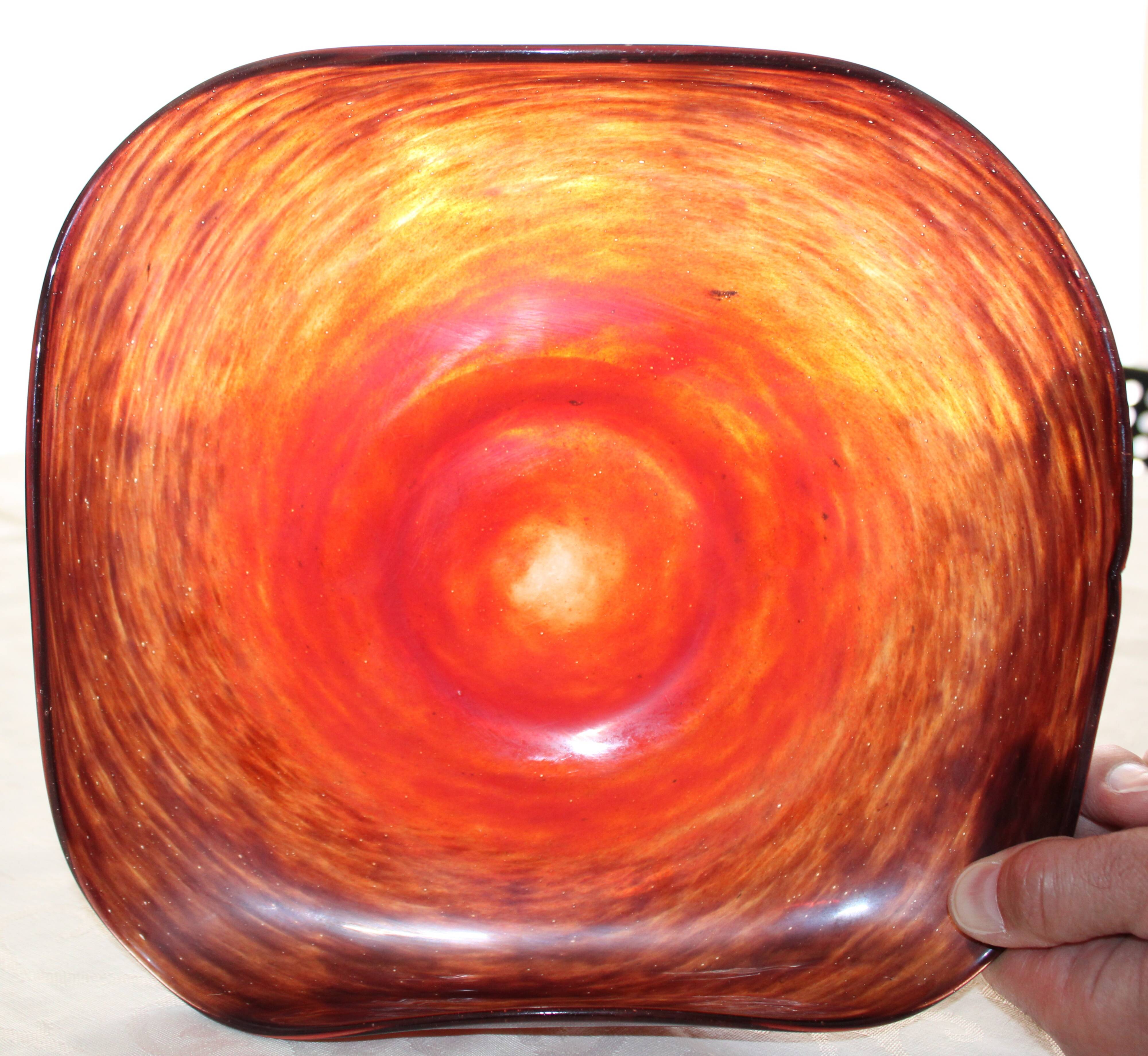 Fruit plate signed Schneider