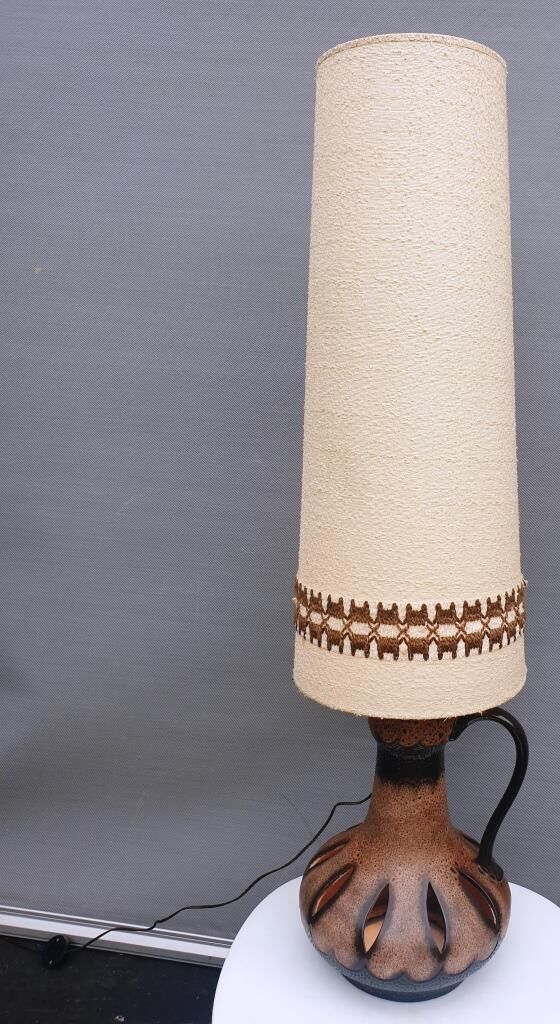 Ceramic floor floor lamp Danish Design 1970