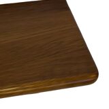 Vintage wall shelve rack bookshelf in oak wood minimalist