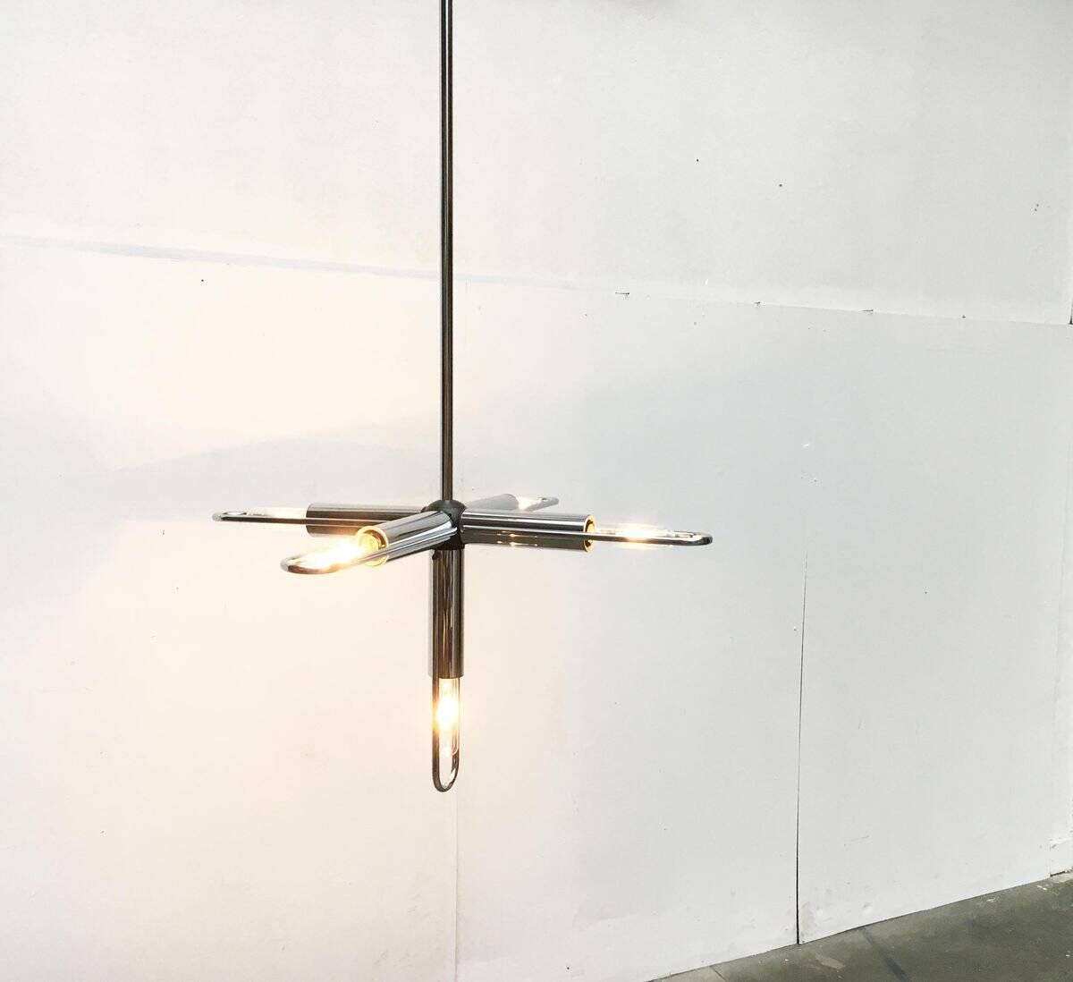 German chandelier Space Age by Kinkeldey