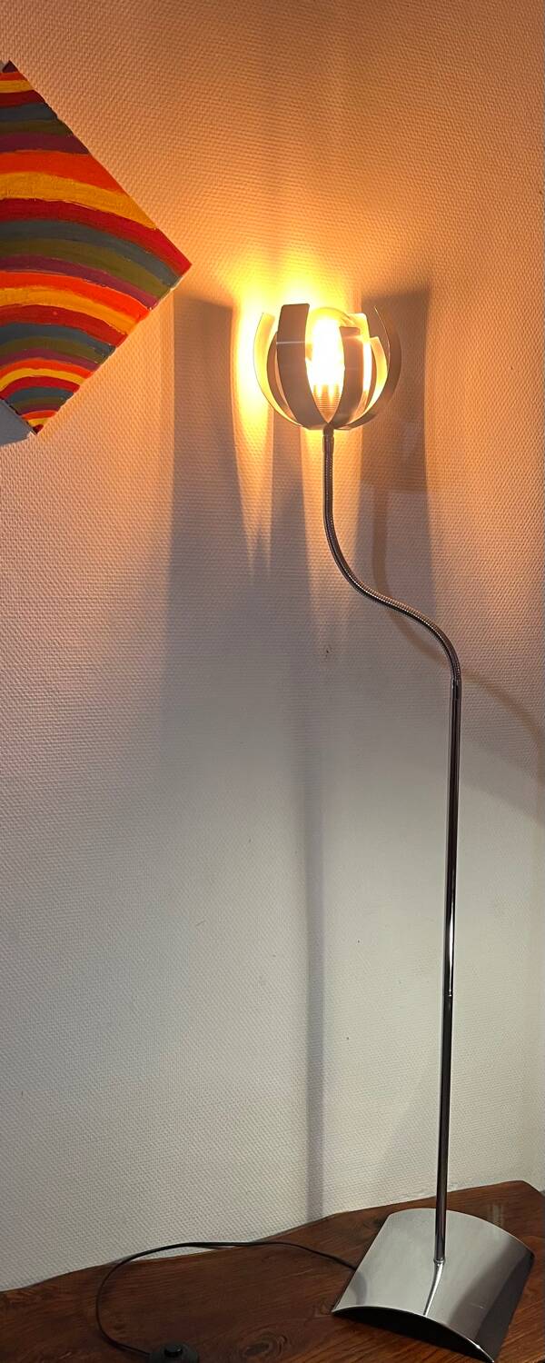 Liseuse inclinable lampadaire année 80 Space age